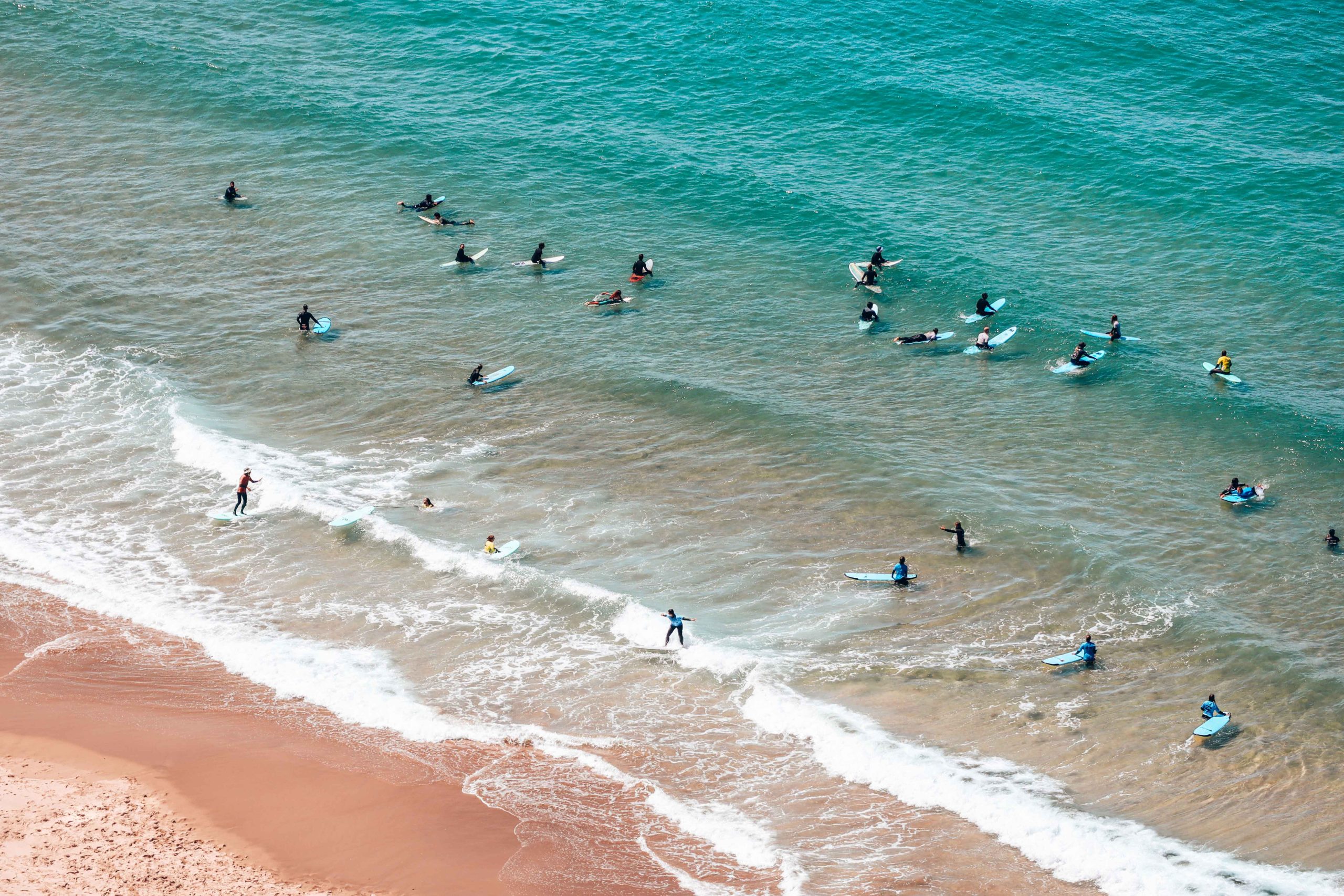 Surfing in the Algarve