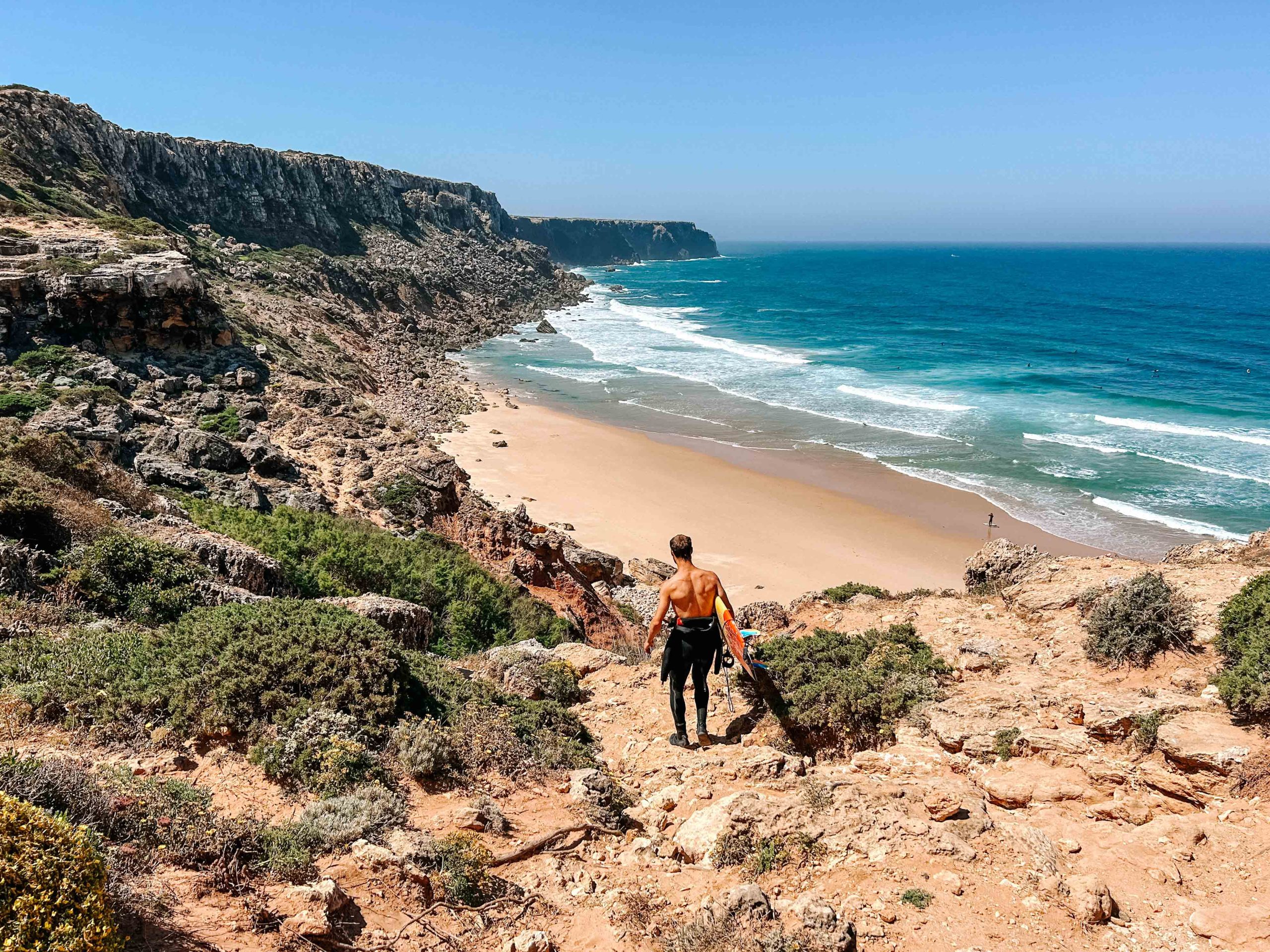 Surfing in the Algarve
