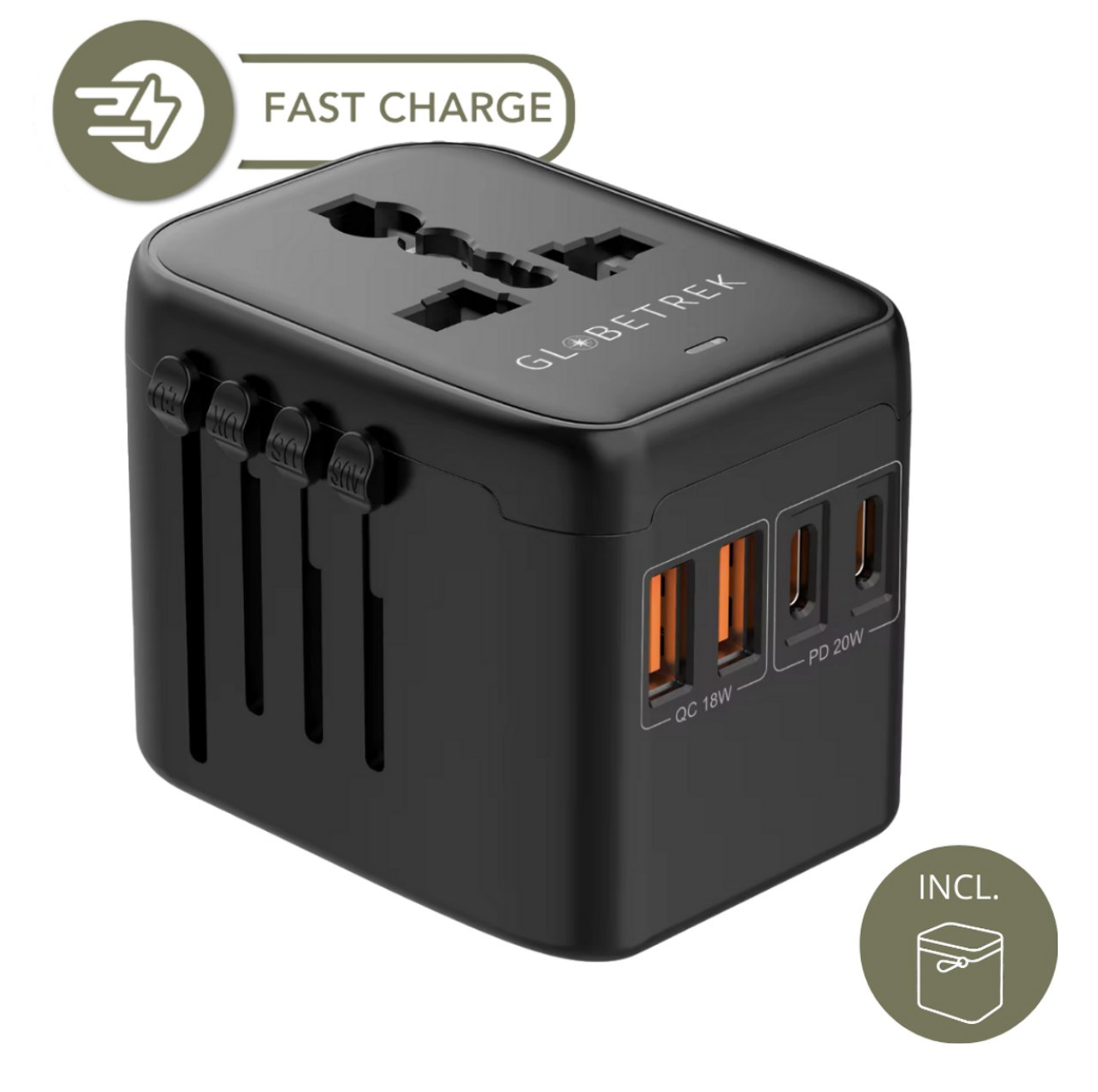 GlobeTrek Wereldstekker