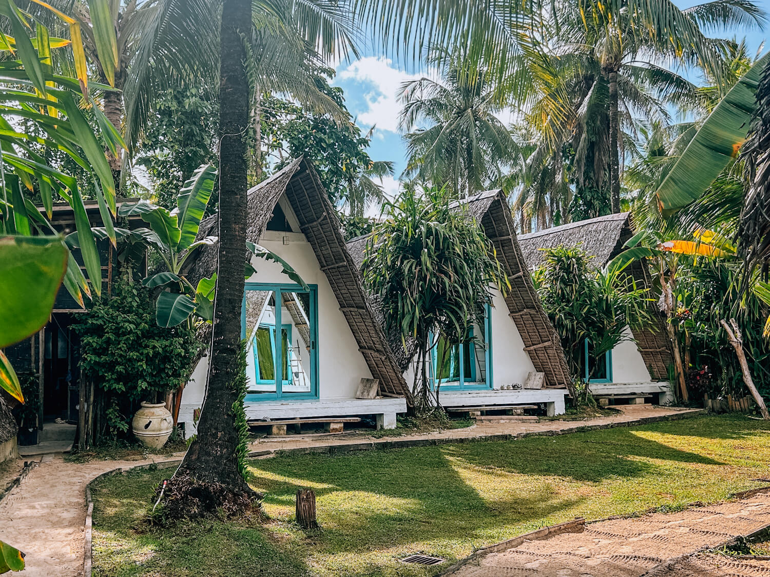 Mao Mao Surf in General Luna, a short ride from the villas in Siargao